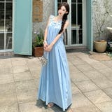 リゾートワンピース Uネック ノースリーブ | JS FASHION | 詳細画像2
