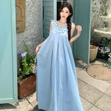 リゾートワンピース Uネック ノースリーブ | JS FASHION | 詳細画像5
