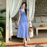 小花柄 ロング ワンピース | JS FASHION | 詳細画像2