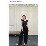ブラック オールインワン パンツドレス | JS FASHION | 詳細画像6