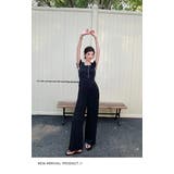 ブラック オールインワン パンツドレス | JS FASHION | 詳細画像7