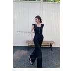 ブラック オールインワン パンツドレス | JS FASHION | 詳細画像18