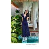 フラワープリント ワンピース レース施しVネック | JS FASHION | 詳細画像15 