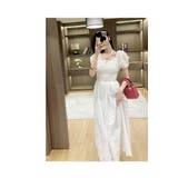 ホワイトワンピース 2WAY オフショルダーカットワークレース | JS FASHION | 詳細画像9 