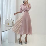 バイカラーワンピース 3色展開 シャツワンピース | JS FASHION | 詳細画像3