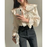 フリルシャツ ブラウス シワ加工 | JS FASHION | 詳細画像7 