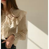 フリルシャツ ブラウス シワ加工 | JS FASHION | 詳細画像10 