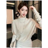 ケープニットワンピース アームウォーマー付き タートルネック | JS FASHION | 詳細画像8 