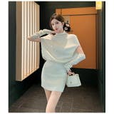 ケープニットワンピース アームウォーマー付き タートルネック | JS FASHION | 詳細画像9 