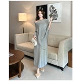 セットアップ ニットポンチョ+キャミワンピース ロング丈 | JS FASHION | 詳細画像14 