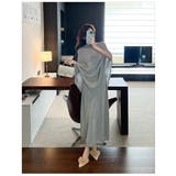 セットアップ ニットポンチョ+キャミワンピース ロング丈 | JS FASHION | 詳細画像12 