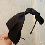 ブラック 大きめリボン カチューシャ | JS FASHION | 詳細画像4