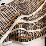 千鳥格 シルク調 ロング | JS FASHION | 詳細画像6