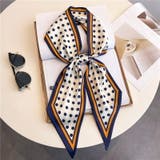 ドット柄 ロング スカーフ | JS FASHION | 詳細画像1