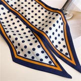 ドット柄 ロング スカーフ | JS FASHION | 詳細画像2