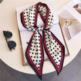 ドット柄 ロング スカーフ | JS FASHION | 詳細画像5