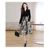 花柄 ベルベット ジャカード | JS FASHION | 詳細画像6 