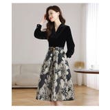 花柄 ベルベット ジャカード | JS FASHION | 詳細画像7 