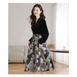 花柄 ベルベット ジャカード | JS FASHION | 詳細画像8 