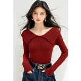 ビッグカラー ニット トップス | JS FASHION | 詳細画像6