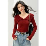 ビッグカラー ニット トップス | JS FASHION | 詳細画像8