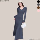 ニットワンピース Vネック マーメイド | JS FASHION | 詳細画像2 