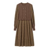 レイヤード風 ミディアム丈 レースワンピース | JS FASHION | 詳細画像13 