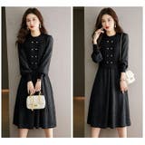 レイヤード風 ミディアム丈 レースワンピース | JS FASHION | 詳細画像7 