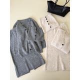 【3点セット】ニットセットアップ チューブトップニット＋カーディガン＋スリット入… | JS FASHION | 詳細画像3 