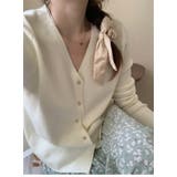 Vネック ニットカーディガン レディース | JS FASHION | 詳細画像19 