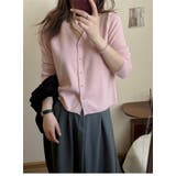 Vネック ニットカーディガン レディース | JS FASHION | 詳細画像11 