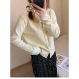 Vネック ニットカーディガン レディース | JS FASHION | 詳細画像14 