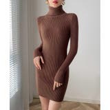 ニットワンピース タートルネック リブ編み | JS FASHION | 詳細画像13 