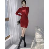 ニットワンピース ショート丈 タートルネック | JS FASHION | 詳細画像2 