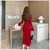 ニットワンピース 長袖 リブニット | JS FASHION | 詳細画像10 