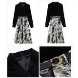 花柄 ベルベット ジャカード | JS FASHION | 詳細画像10 