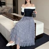 チュールスカート レディース ロング丈 | JS FASHION | 詳細画像4