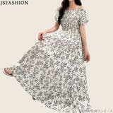 リゾートワンピース 花柄ワンピース オフショルダー | JS FASHION | 詳細画像4 