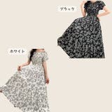 リゾートワンピース 花柄ワンピース オフショルダー | JS FASHION | 詳細画像11 