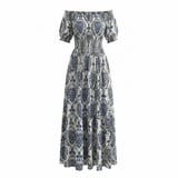 リゾートワンピース レディース オフショルダーマキシワンピース | JS FASHION | 詳細画像5 