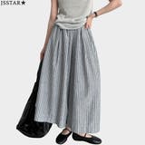ストライプ ワイドパンツ レディース | JS FASHION | 詳細画像2