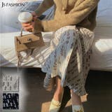 花柄ニットスカート 全2色 総柄 | JS FASHION | 詳細画像2