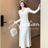 ロングニットワンピース 全4色 ストール付き | JS FASHION | 詳細画像5