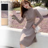 ニットワンピース 全3色 ハイネック | JS FASHION | 詳細画像6
