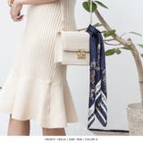 70x70cmサイズ ヴィンテージ風サテン生地スカーフ | JULIA BOUTIQUE | 詳細画像4