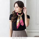 70x70cmサイズ ヴィンテージ風サテン生地スカーフ | JULIA BOUTIQUE | 詳細画像8