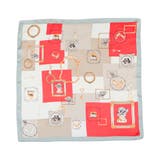 70x70cmサイズ ヴィンテージ風サテン生地スカーフ | JULIA BOUTIQUE | 詳細画像14