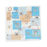 70x70cmサイズ ヴィンテージ風サテン生地スカーフ | JULIA BOUTIQUE | 詳細画像15