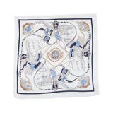 70x70cmサイズ ヴィンテージ風サテン生地スカーフ | JULIA BOUTIQUE | 詳細画像19