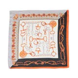 70x70cmサイズ ヴィンテージ風サテン生地スカーフ | JULIA BOUTIQUE | 詳細画像20
